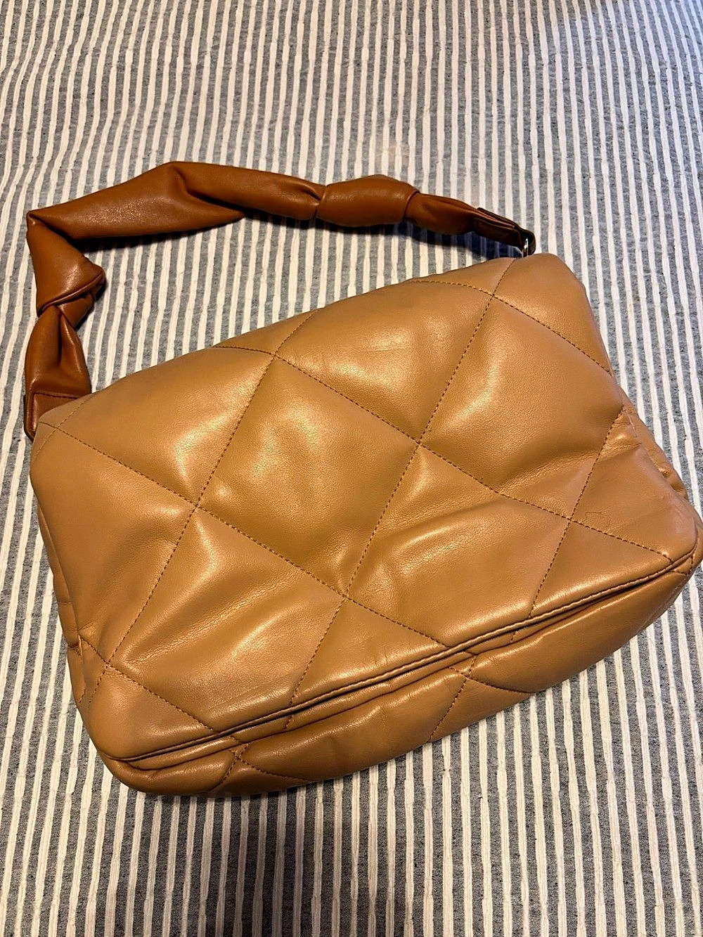 Sondra Roberts Quilted Shoulder Bag in Brown